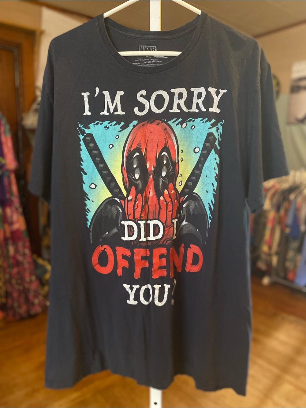 Marvel Deadpool Graphic Tee “I’m sorry, did I offend you?”